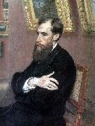 Ilya Repin Pavel Mikhailovich Tretyakov oil painting artist
